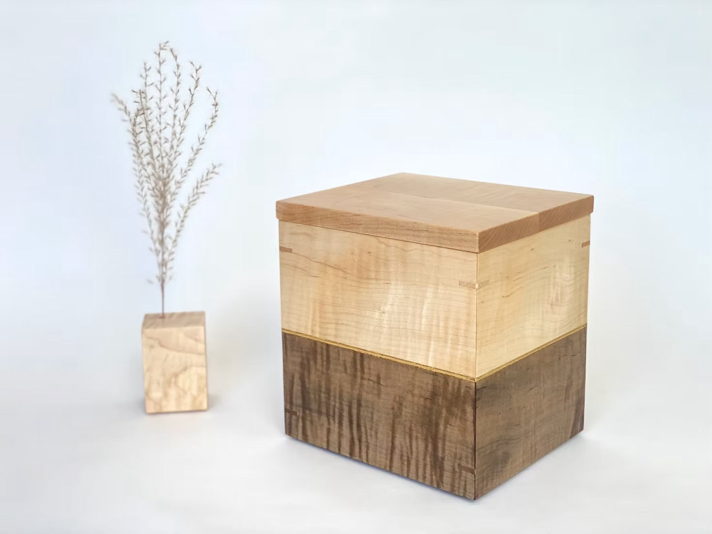 Curly Maple Urn