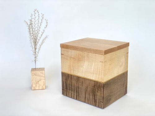Curly Maple Urn