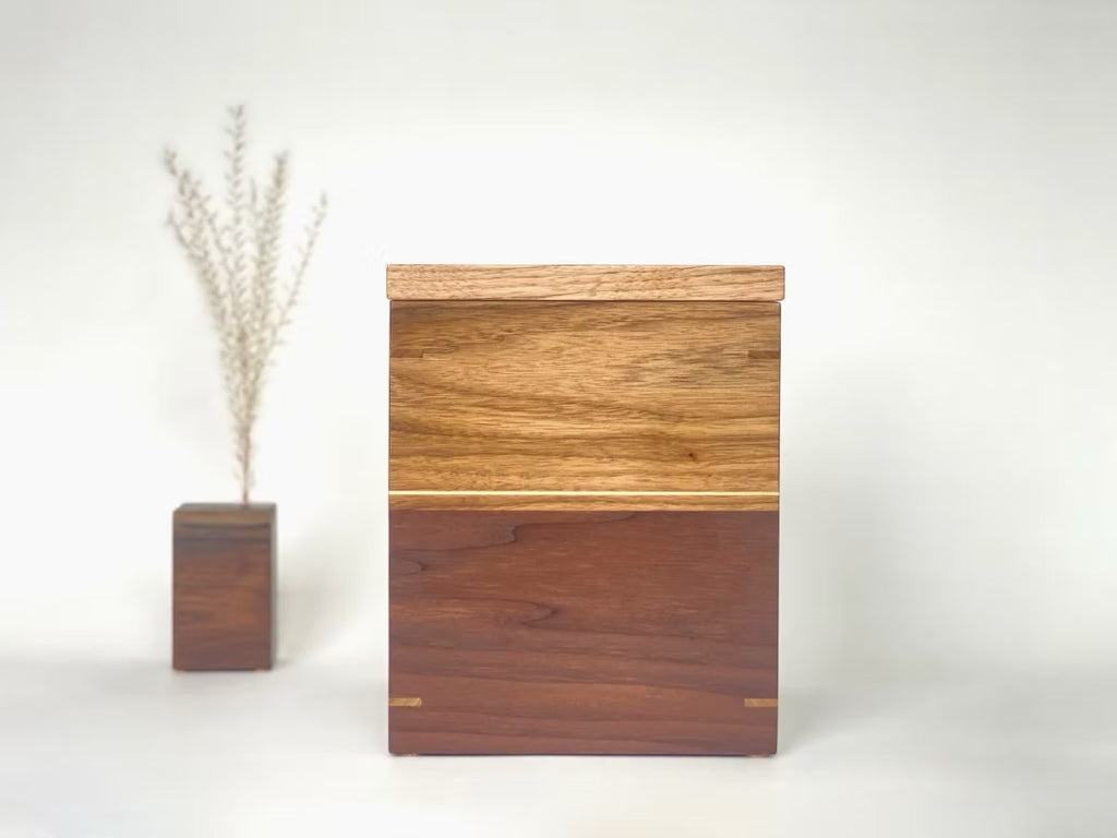 Butternut and Poplar Cremation Urn