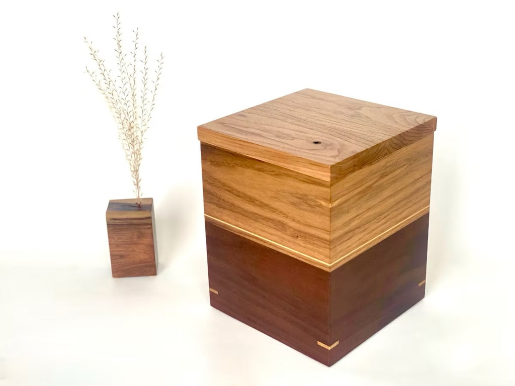 Butternut and Poplar Cremation Urn