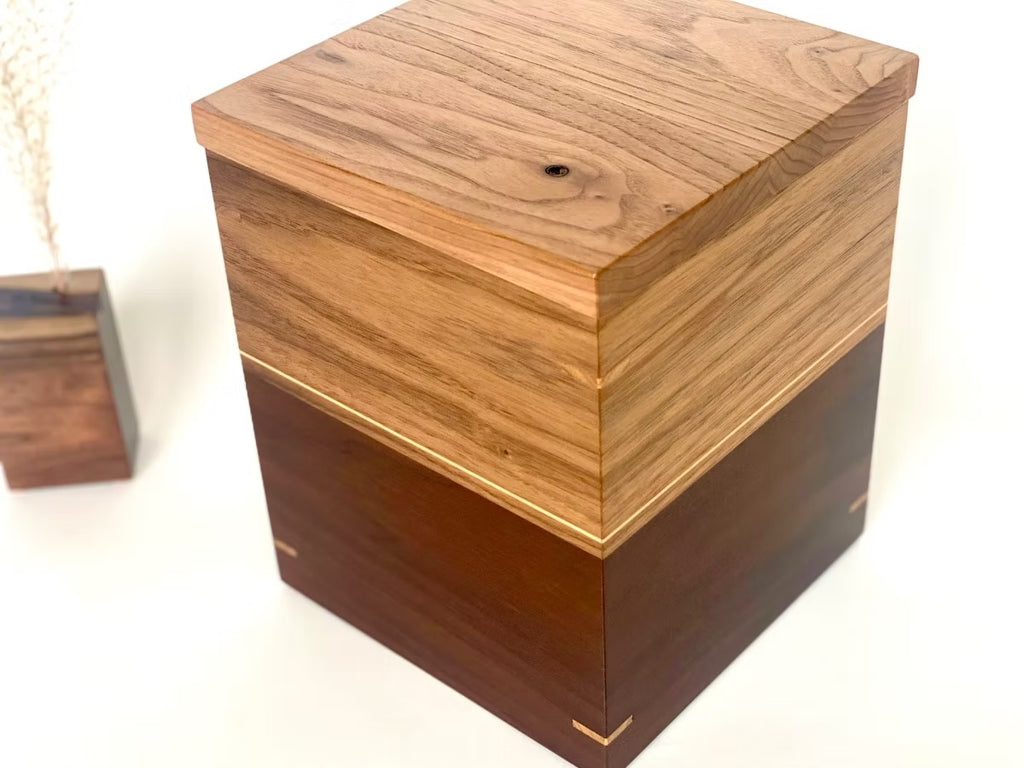 Butternut and Poplar Cremation Urn