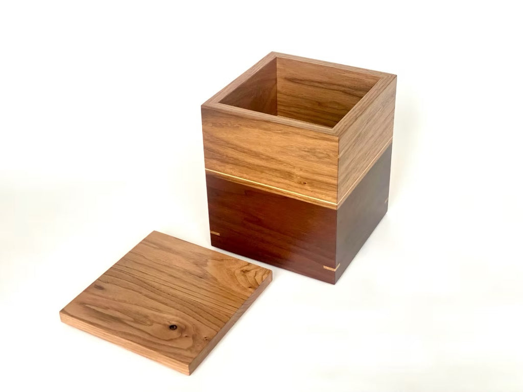 Butternut and Poplar Cremation Urn