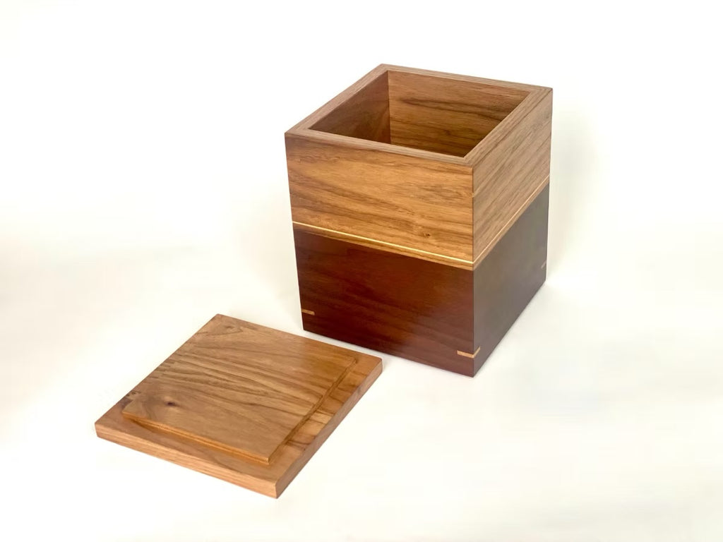 Butternut and Poplar Cremation Urn
