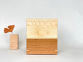 Maple and White Oak Cremation Urn