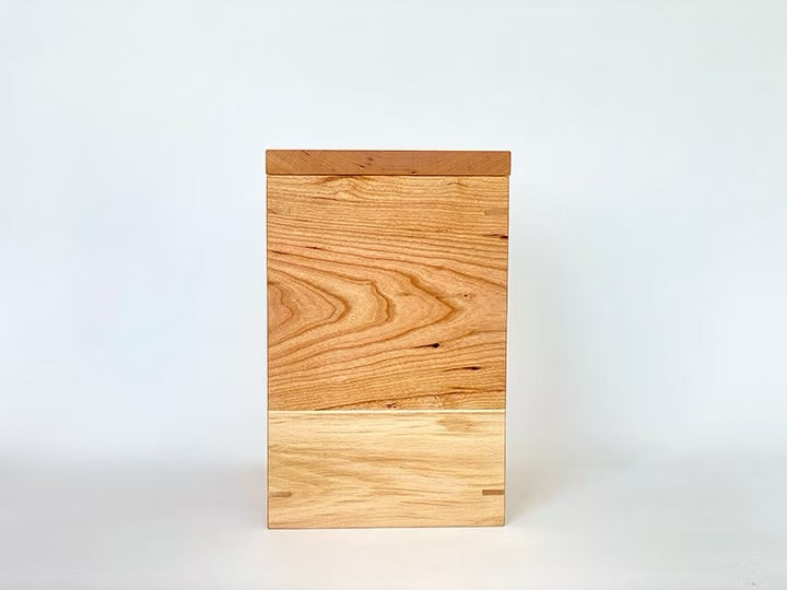 Wooden Urn with Nesting Keepsake Tray