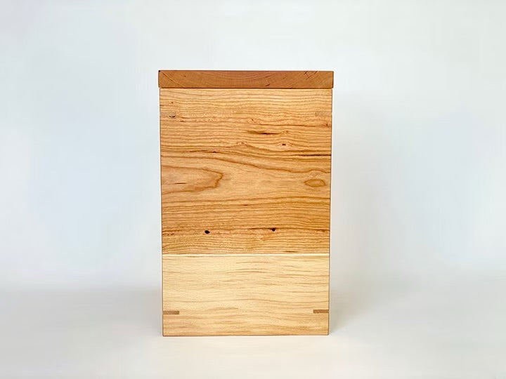 Wooden Urn with Nesting Keepsake Tray