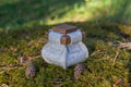 WHITE SCANDINAVIAN URN - TINY ECO-FRIENDLY URN